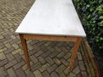 Eet/werk tafel / vurenhout, Huis en Inrichting, Tafels | Bijzettafels, 60 cm of meer, Gebruikt, Rechthoekig, Hout