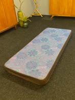 Retro matras jaren 60/70 vintage flowers daybed seventies, Ophalen, Eenpersoons, 190 cm of minder, Zo goed als nieuw