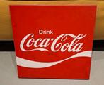 Emaille reclamebord / Drink Coca Cola, Ophalen of Verzenden, Zo goed als nieuw, Reclamebord