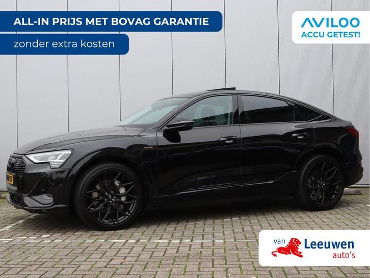 Audi e-tron Sportback 55 quattro 95KWh | Leder | Panoramadak, Auto's, Audi, Bedrijf, Te koop, e-tron, 4x4, ABS, Achteruitrijcamera