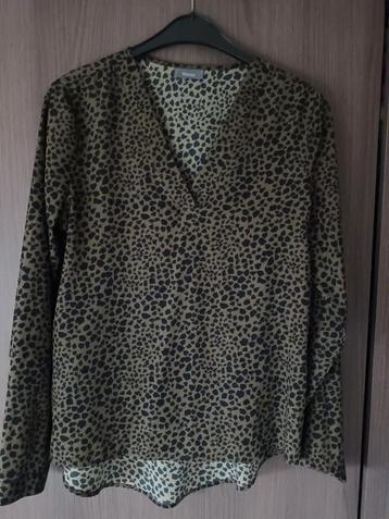 Yessica Dames Blouse Maat M - Luipaard Print beschikbaar voor biedingen