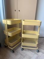 IKEA Råskog trolley - beige/geel, Ophalen, Overige kleuren, 50 tot 100 cm, Zo goed als nieuw