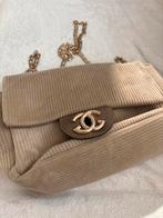 Beige Corduroy Schoudertas, Ophalen of Verzenden, Zo goed als nieuw, Beige, Schoudertasje