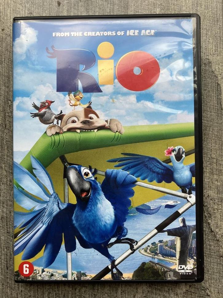 Rio, Cd's en Dvd's, Dvd's | Tekenfilms en Animatie, Zo goed als nieuw, Amerikaans, Tekenfilm, Vanaf 6 jaar, Ophalen of Verzenden