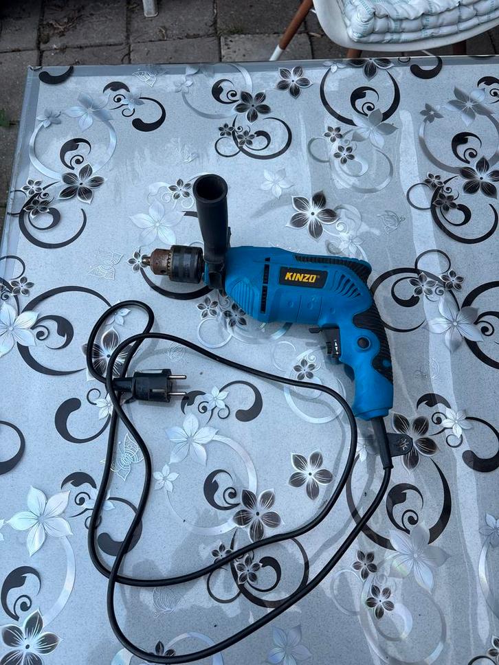 Kinzo Klopboormachine TG13B - 500W, Doe-het-zelf en Verbouw, Gereedschap | Boormachines, Gebruikt, Boormachine, 400 tot 600 watt