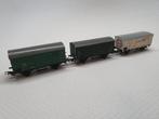 Piko H0 Goederenwagons - Set van 3, Gebruikt, Gelijkstroom of Wisselstroom, Wagon, Analoog
