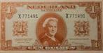 Nederland 1 Gulden Biljet 1945 (muntbiljet), Postzegels en Munten, Bankbiljetten | Nederland, Verzenden