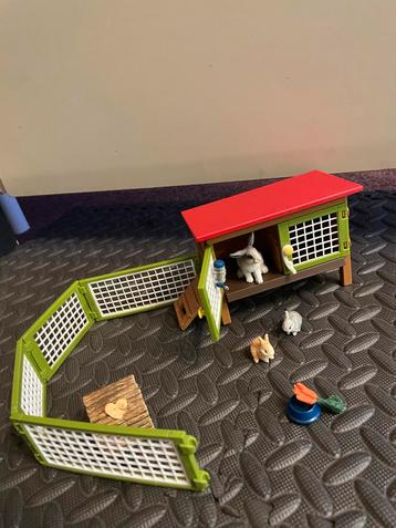 Schleich Konijnenhok beschikbaar voor biedingen