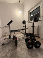 Gorilla Bench & Dumbbell/Barbell Set, Ophalen, Krachtstation, Armen, Zo goed als nieuw