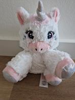 Knuffel unicorn eenhoorn roze wit Primark zilver K7184, Ophalen of Verzenden, Zo goed als nieuw, Overige typen