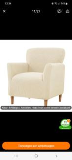 Fauteuil hoes nieuw., Huis en Inrichting, Fauteuils, Nieuw, 75 tot 100 cm, Ophalen of Verzenden, Stof