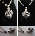 Urn Ketting- Crematie As Ketting- Mom Of Dad- Nieuw, Nieuw, Ophalen of Verzenden, Zilver, Overige materialen