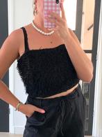 Zwarte harige glitter top van Co’Couture maat XL, Zwart, Maat 46/48 (XL) of groter, Ophalen of Verzenden, Zo goed als nieuw