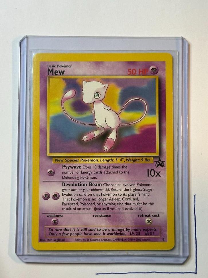Mew Wizards Black Star Promos #8/53, Hobby en Vrije tijd, Verzamelkaartspellen | Pokémon, Zo goed als nieuw, Losse kaart, Ophalen of Verzenden