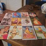 12 Vintage  Kaarten met mooie afbeelding en, Ophalen of Verzenden, Zo goed als nieuw
