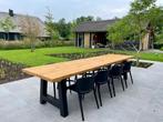 Robuuste houten tuintafel, Ophalen of Verzenden, Nieuw, Rechthoekig, Hout