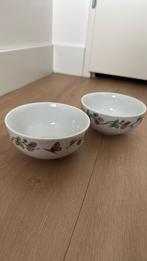 Porseleinen Theo schaaltjes (2x), Ophalen of Verzenden