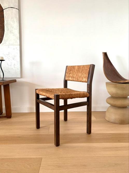 ZES Vintage Martin Visser ‘t Spectrum wengé wood chair brown, Huis en Inrichting, Stoelen, Gebruikt, Vijf, Zes of meer stoelen
