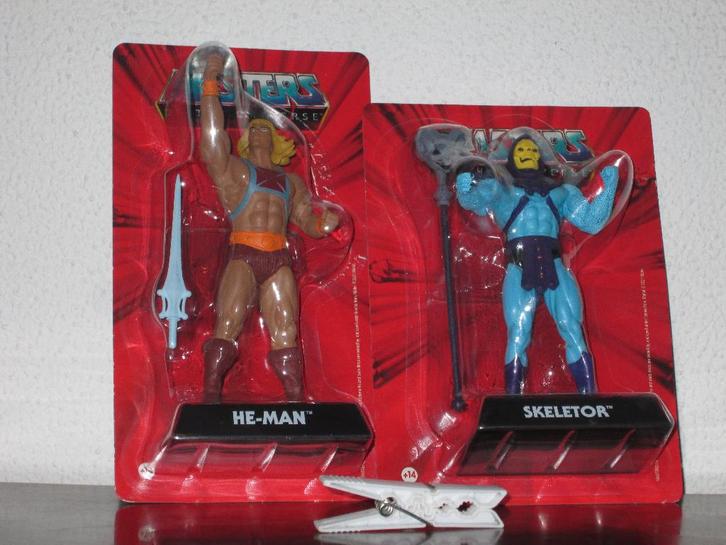 He-Man en Skeletor set Masters of the Universe (mattel), Verzamelen, Film en Tv, Nieuw, Tv, Actiefiguur of Pop, Verzenden
