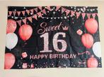 Sweet 16 feestartikelen, Hobby en Vrije tijd, Feestartikelen, Ophalen of Verzenden, Verjaardag