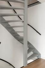 Mooie zwarte houten trapleuning - boven en beneden, Ophalen, Gebruikt, Trap, Minder dan 2 meter