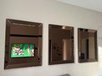 Mooie Wandspiegels - Set van 3 (Eric kuster style), Huis en Inrichting, Woonaccessoires | Spiegels, Ophalen, Vierkant, Zo goed als nieuw