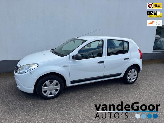 Dacia Sandero 1.2 Ambiance,'10, 5-drs, nieuwe koppeling, air, Auto's, Dacia, Bedrijf, Te koop, Sandero, ABS, Airbags, Airconditioning