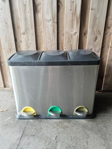 Afvalbak voor afval scheiden - 3x10L beschikbaar voor biedingen
