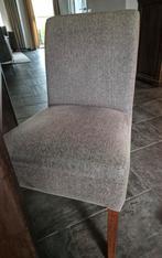 Te koop: mooie set eetkamerstoelen, bruin/taupe gemêleerd, Gebruikt, Bruin, Ophalen of Verzenden, Stof
