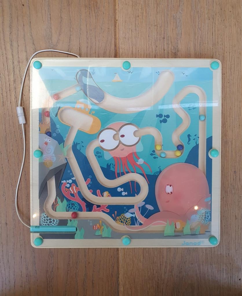 Janod Magnetisch Activiteitenbord - Onderwaterwereld, Ophalen of Verzenden, Zo goed als nieuw, Jongen of Meisje