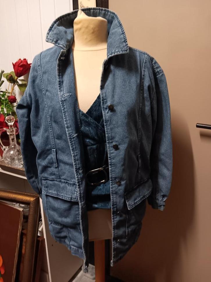 4 spijker jasjes l xl, Kleding | Dames, Jasjes, Kostuums en Pakken, Gedragen, Maat 42/44 (L), Blauw, Ophalen of Verzenden