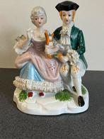 Antiek Brocante Beeldje Koppeltje, Ophalen of Verzenden