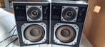 Philips MFB 585 Actieve Luidsprekers., Ophalen, Niet werkend, Front, Rear of Stereo speakers, Philips