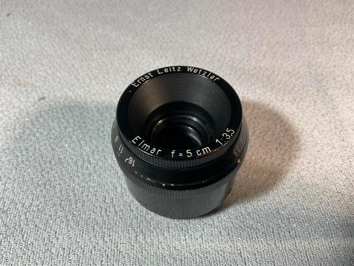 Mooie oude ERNST LEITZ WETZLAR  ELMAR f=5cm 1:3.5, Audio, Tv en Foto, Fotografie | Lenzen en Objectieven, Gebruikt, Groothoeklens