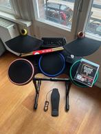 PS3 Guitar Hero Drumset - full set with dongle + game, Gebruikt, Gitaar, Drumstel of Dj-set, Ophalen, Draadloos
