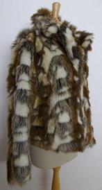 Boho fake fur bont jasje! M, Kleding | Dames, Jassen | Zomer, Verzenden, Zo goed als nieuw, Maat 42/44 (L), Bruin