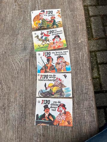 5 Pipo de clown voorleesboekjes samen €1,50 vintage beschikbaar voor biedingen