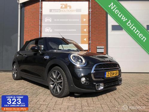 Mini Cabrio 2.0 Cooper S Serious Business AUT/LEER/NAVI/ACC, Auto's, Mini, Bedrijf, Te koop, Cabrio, ABS, Adaptive Cruise Control