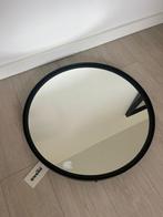 Zwarte spiegel Woood, Ophalen, Rond, Minder dan 50 cm, Minder dan 100 cm