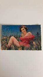 Vrouw aan het zonnebaden. Vintage kaart, Verzamelen, Ansichtkaarten | Themakaarten, Ongelopen, Verzenden