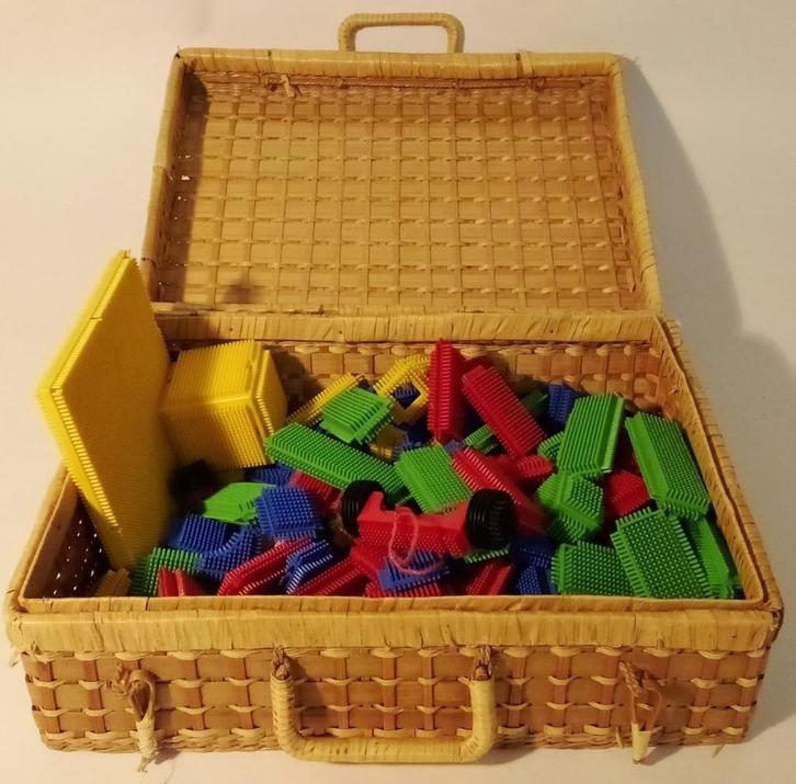 Noppers(189 stukken), Kinderen en Baby's, Speelgoed | Bouwstenen, Gebruikt, Nopper, Ophalen