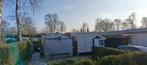 Mooie luxe  l.chalet op ruime plek camping" de weuste", Caravans en Kamperen, Stacaravans
