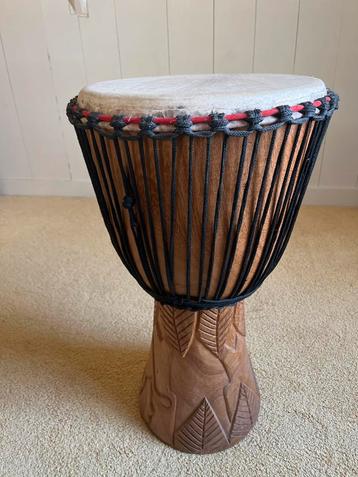 Djembe Trommel - Handgemaakt beschikbaar voor biedingen