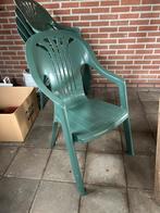 5 stapelbare tuinstoelen / buiten plastic stoelen, Ophalen, Gebruikt, Kunststof, Stapelbaar