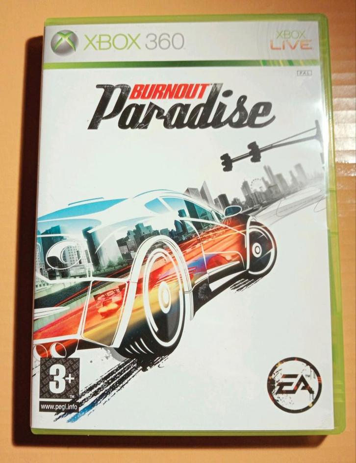 Burnout Paradise Xbox 360  Zo Goed Als Nieuw, Spelcomputers en Games, Games | Xbox 360, Zo goed als nieuw, Racen en Vliegen, 1 speler
