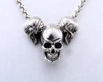 3 skull/schedel/doodskop metal/rock kettinghangers NIEUW, Sieraden, Tassen en Uiterlijk, Kettinghangers, Verzenden, Zo goed als nieuw