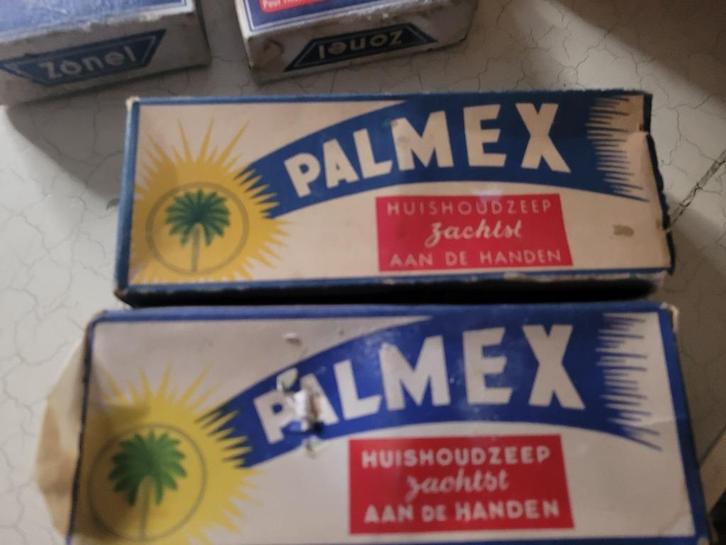 2 vintage  pakken palmex zeep per pak 4.95, Antiek en Kunst, Curiosa en Brocante, Ophalen of Verzenden