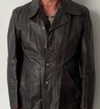 Vintage Leren Jas, Kleding | Heren, Verzenden, Gedragen