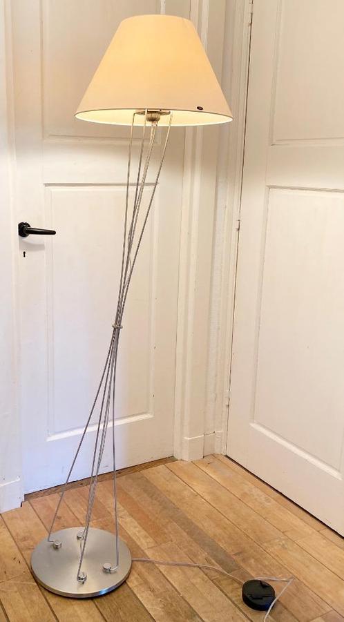 Lumina design Liz vloerlamp, taupe lampenkap, Huis en Inrichting, Lampen | Vloerlampen, Gebruikt, 150 tot 200 cm, Metaal, Stof