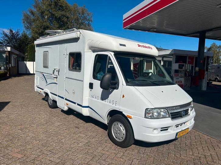 Dethleffs adventage bj 2005 kilometerstand 49992, Caravans en Kamperen, Campers, Particulier, tot en met 3, Half-integraal, Dethleffs